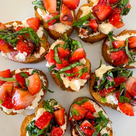 Strawberry Bruschetta