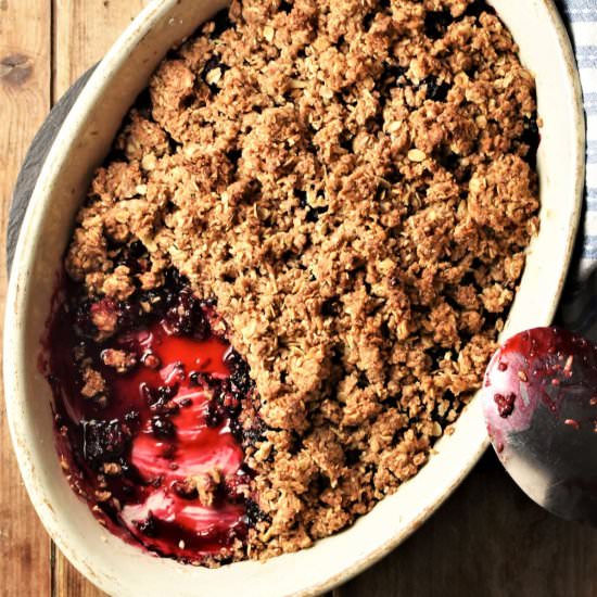 Blackberry Crumble (Healthy)