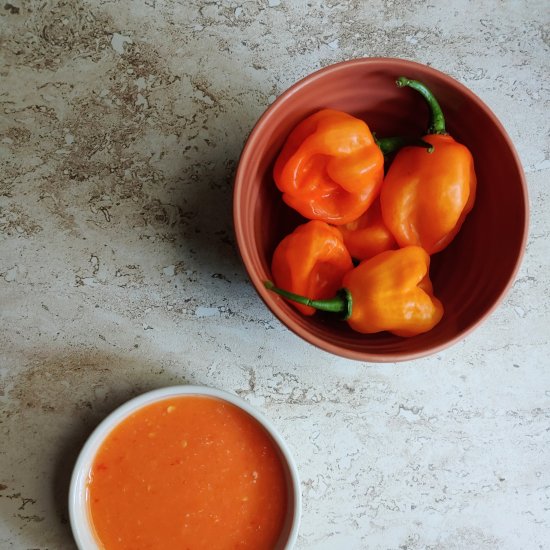 Fiery Habanero Hot Sauce