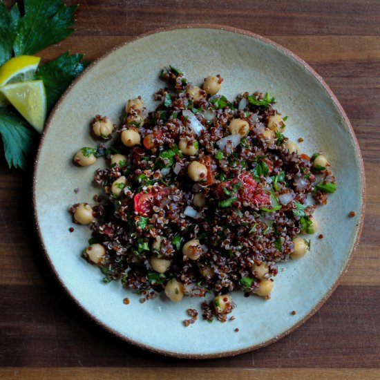 Quinoa and Chickpea Salad with Herb