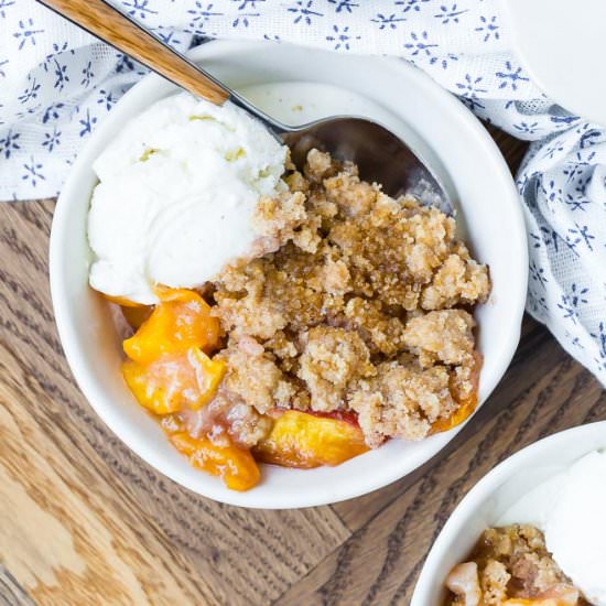 Peach Crumble