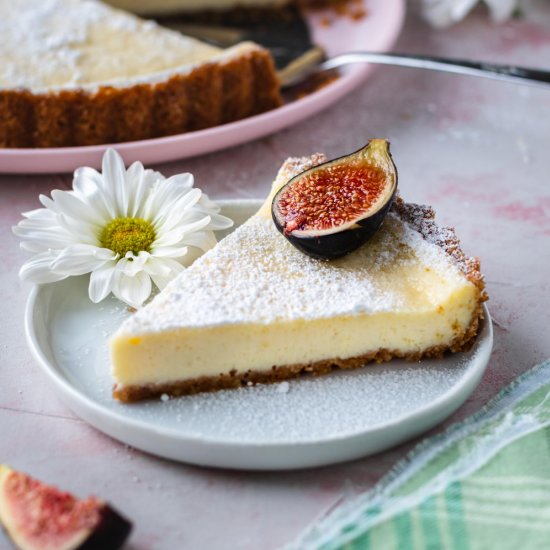 Fig and Cardamom Cream Cheese Tart