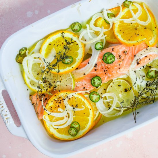 Slow Roasted Salmon