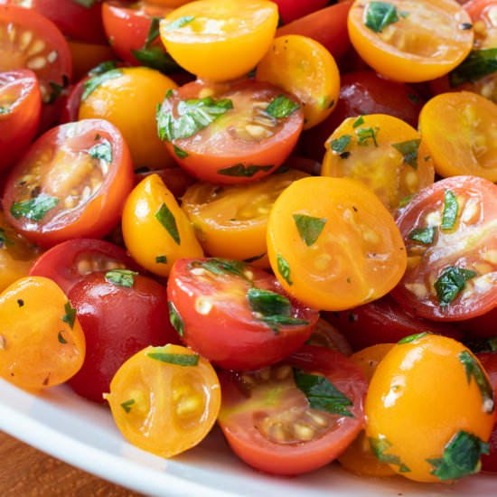 Marinated Cherry Tomatoes