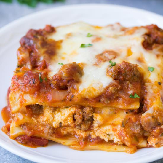 Homemade Lasagna