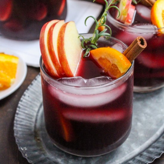 Fall Apple Cider Sangria