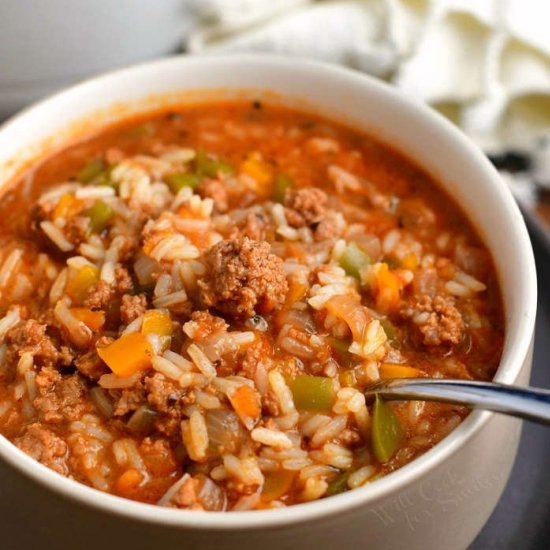 Stuffed Pepper Soup