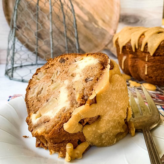 Apple Cream Cheese Bundt Cake