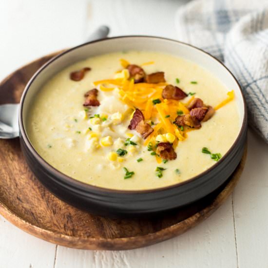 Slow Cooker Corn Chowder