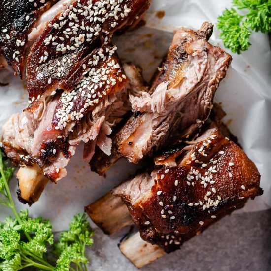 Sticky-Sweet Pork Ribs