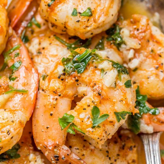 EASY Shrimp Scampi