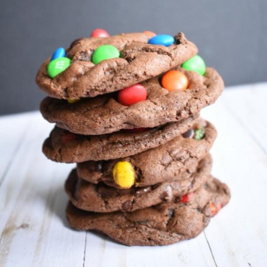 Triple Chocolate Cookies