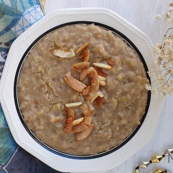 Sugarcane pongal porridge