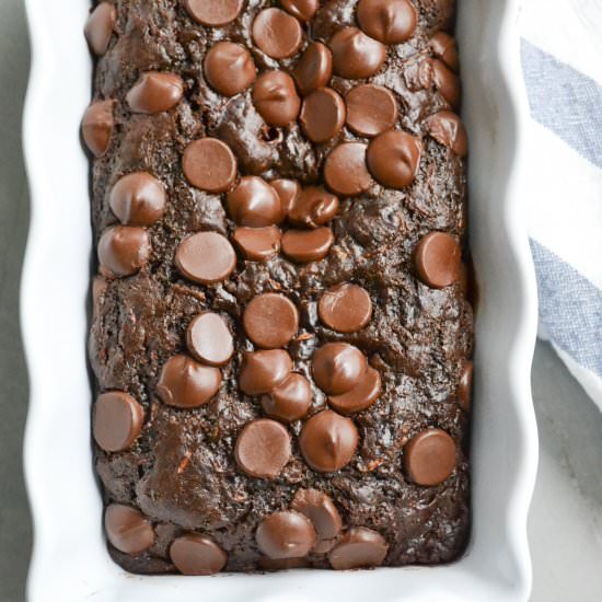 Double Chocolate Zucchini Bread