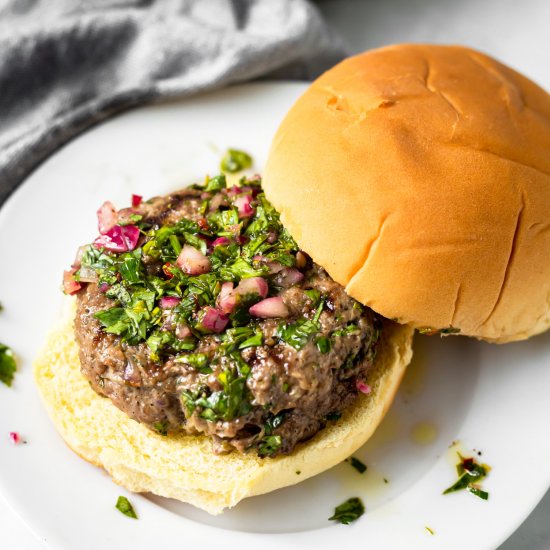 Chimichurri Burgers