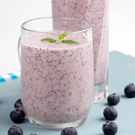 Healthy Blueberry Smoothie