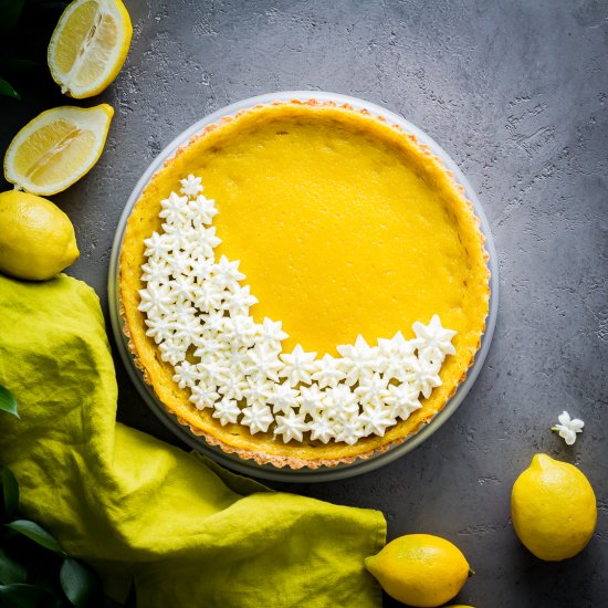 Lemon Tart with Almond Crust