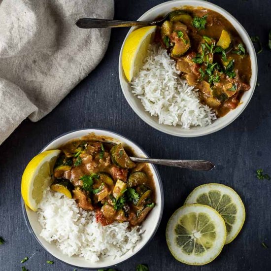 Spicy Zucchini Curry