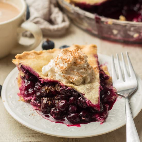 Vegan Blueberry Pie