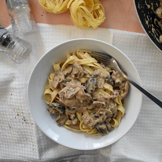 Mushroom Stroganoff