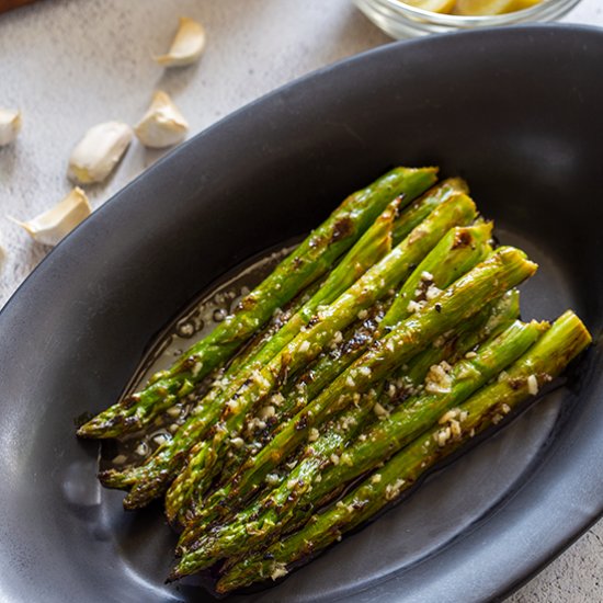 Citrus & Garlic Grilled Asparagus