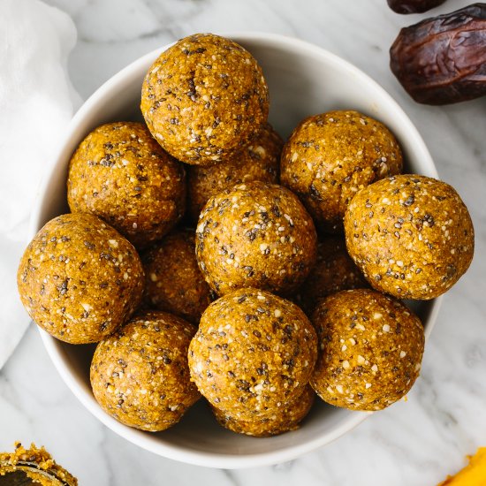 Mango Date Energy Balls