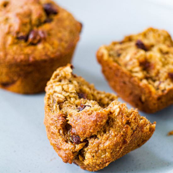 Vegan Chunky Monkey Muffins