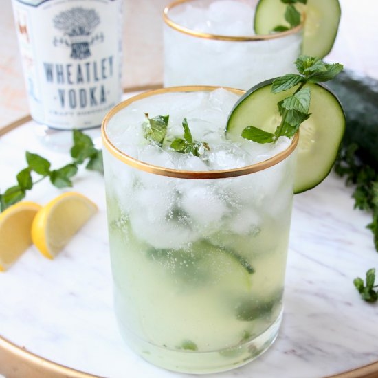 Cucumber Mint Vodka Cocktail