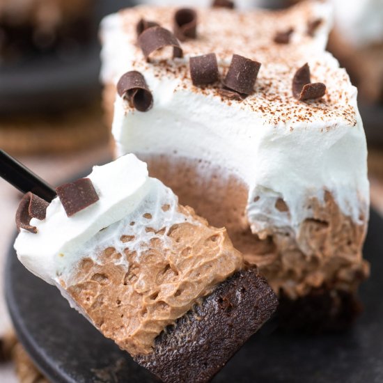 French Silk Pie Brownies