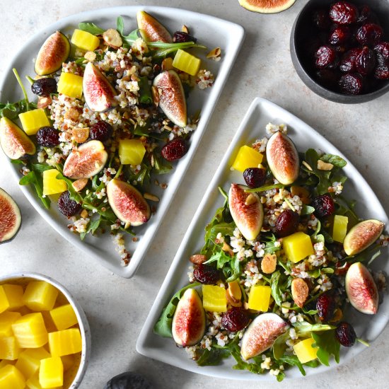 Quinoa, Golden Beet, & Fig Salad