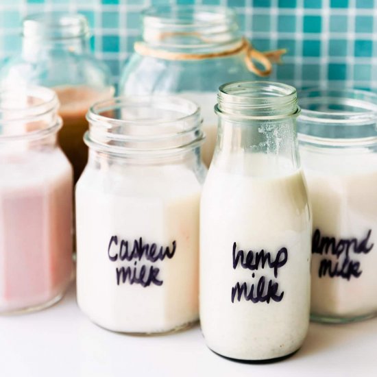 How to Make Hemp Milk and Nut Milk