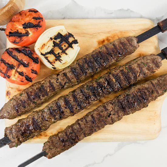 Brazilian Ground Beef Kebabs