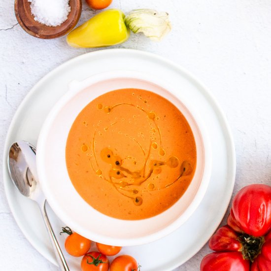 Tomatillo Gazpacho