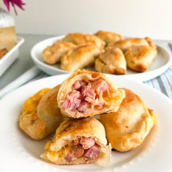 Baked Ham and Cheese Empanadas