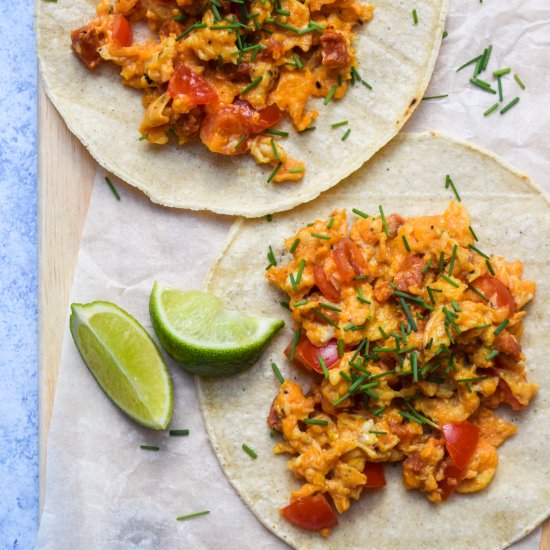 Scrambled Egg Tacos