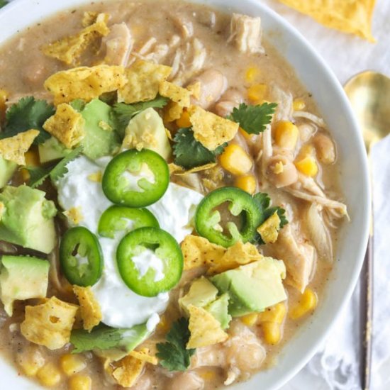 Easy White Chicken Chili