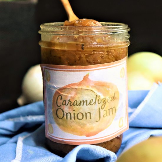 Smoky Vegan Onion Jam