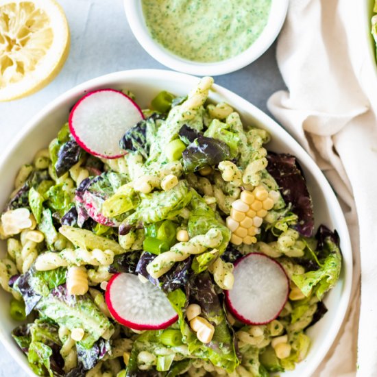 Green Goddess Pasta Salad