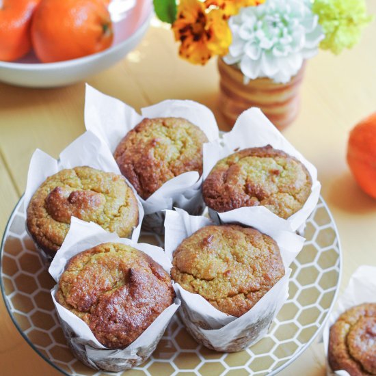 orange olive oil muffins