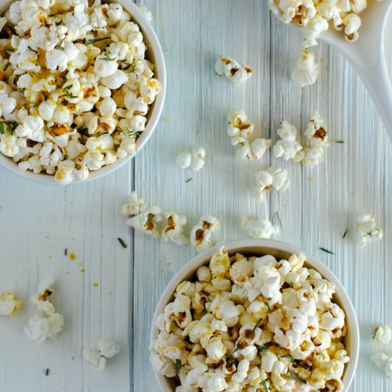 Rosemary Olive Oil Popcorn