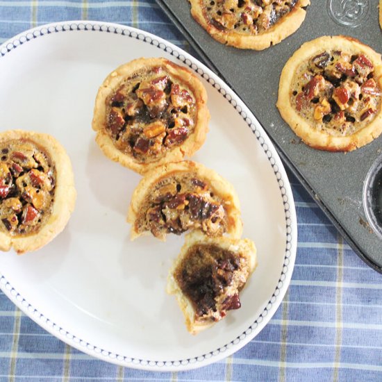 Mini pecan pies