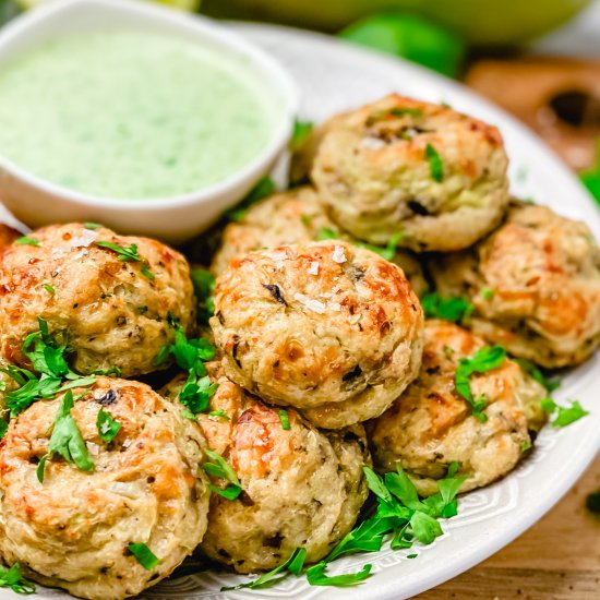 Cheesy Zucchini Bites