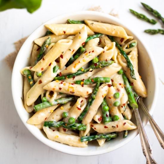 Lemon Asparagus Pasta