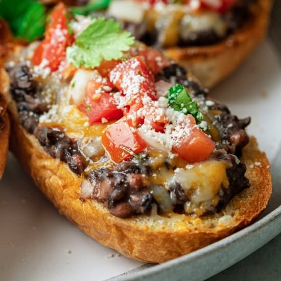 Authentic Mexican Molletes