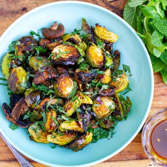 Honey Balsamic Brussels Sprouts