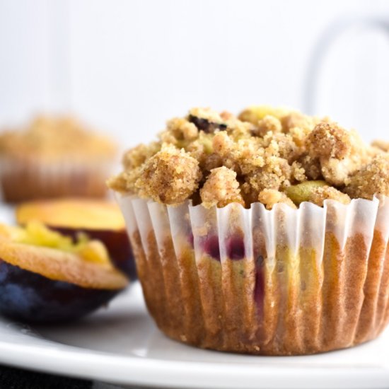 Plum Streusel Muffins