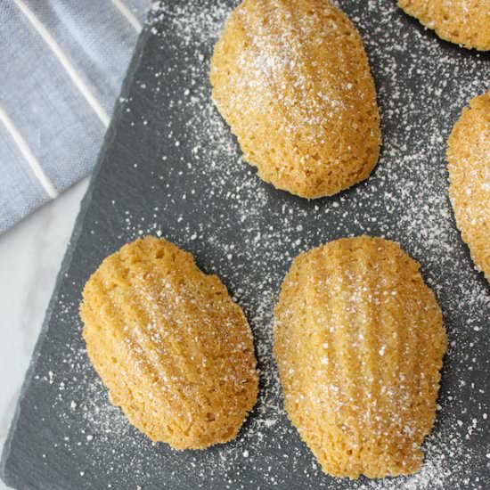 Eggless Madeleines