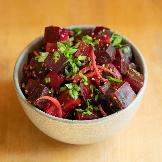 Vegan Hawaiian Beet Poke