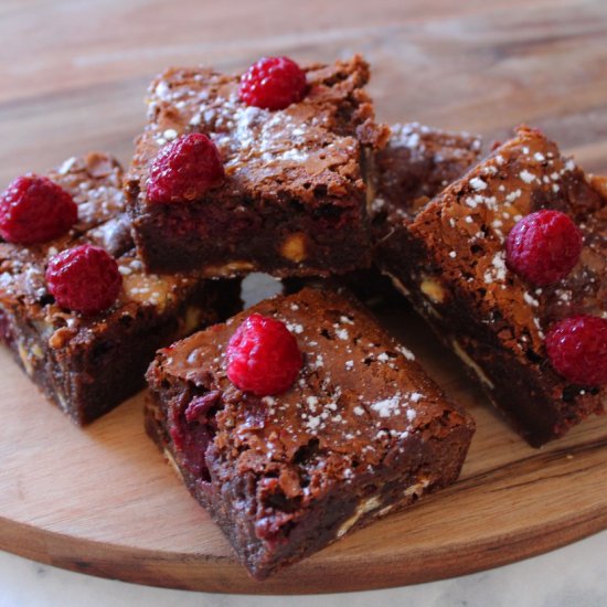 Chocolate Raspberry Brownies