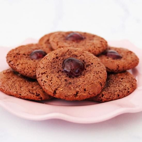 Chocolate Almond Cookies